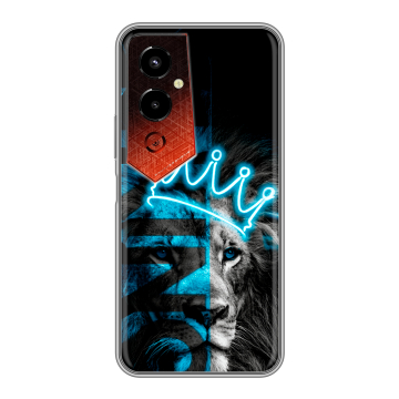 Силиконовый чехол на Tecno Pova 4 Pro с принтом Король лев