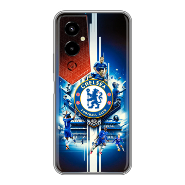 Силиконовый чехол на Tecno Pova 4 Pro с принтом Chelsea Челси