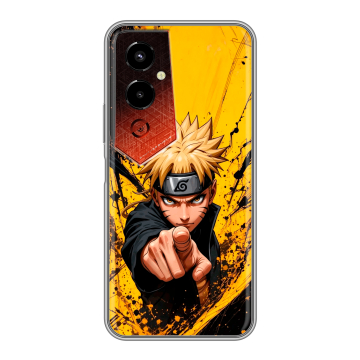 Силиконовый чехол на Tecno Pova 4 Pro с принтом Naruto Наруто Силиконовый чехол на Tecno Pova 4 Pro с принтом Naruto Наруто