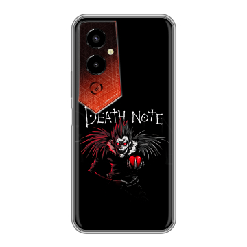 Силиконовый чехол на Tecno Pova 4 Pro с принтом Death note Тетрадь смерти