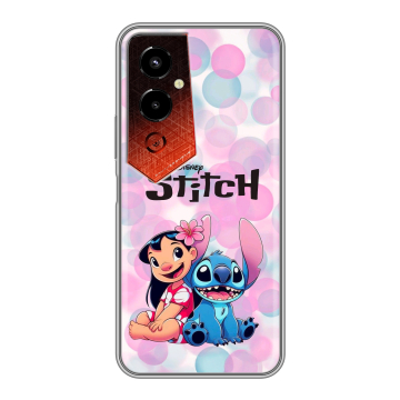 Силиконовый чехол на Tecno Pova 4 Pro с принтом Лило и Стич Силиконовый чехол на Tecno Pova 4 Pro с принтом Лило и Стич