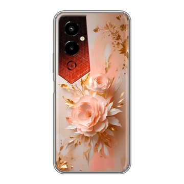 Силиконовый чехол на Tecno Pova 4 Pro с принтом женский