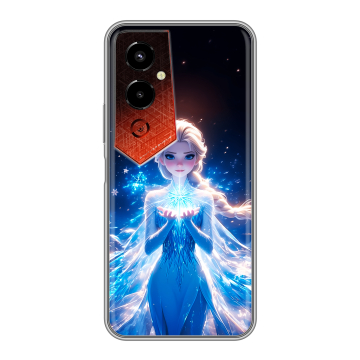 Силиконовый чехол на Tecno Pova 4 Pro с принтом Холодное сердце Frozen Силиконовый чехол на Tecno Pova 4 Pro с принтом Холодное сердце Frozen