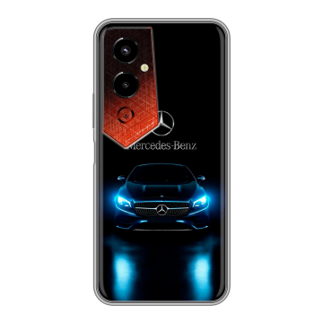 Силиконовый чехол на Tecno Pova 4 Pro с принтом Mercedes Мерседес