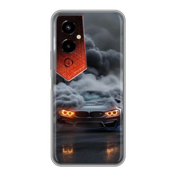 Силиконовый чехол на Tecno Pova 4 Pro с принтом BMW БМВ