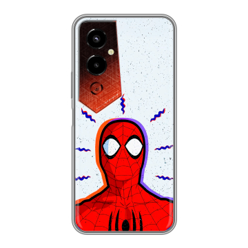 Силиконовый чехол на Tecno Pova 4 Pro с принтом Spiderman Человек паук