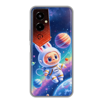 Силиконовый чехол на Tecno Pova 4 Pro с принтом Labubu Лабубу Силиконовый чехол на Tecno Pova 4 Pro с принтом Labubu Лабубу