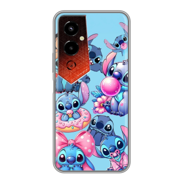 Силиконовый чехол на Tecno Pova 4 Pro с принтом Лило и Стич