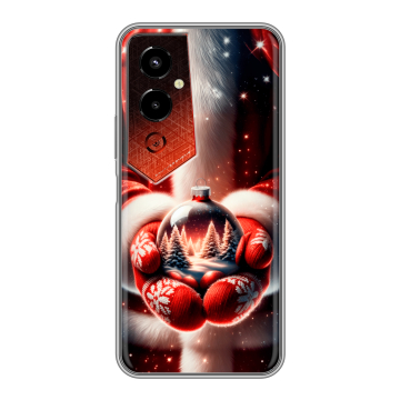 Силиконовый чехол на Tecno Pova 4 Pro с принтом Новый год