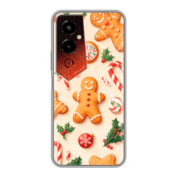 Силиконовый чехол на Tecno Pova 4 Pro с принтом Новый год