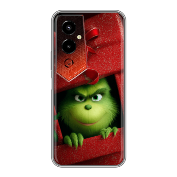 Силиконовый чехол на Tecno Pova 4 Pro с принтом Новый год