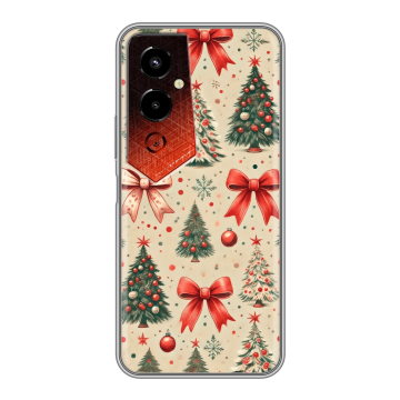 Силиконовый чехол на Tecno Pova 4 Pro с принтом Новый год