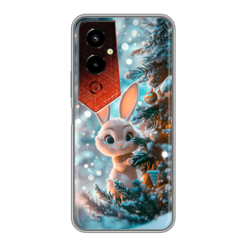 Силиконовый чехол на Tecno Pova 4 Pro с принтом Новый год