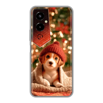 Силиконовый чехол на Tecno Pova 4 Pro с принтом Новый год