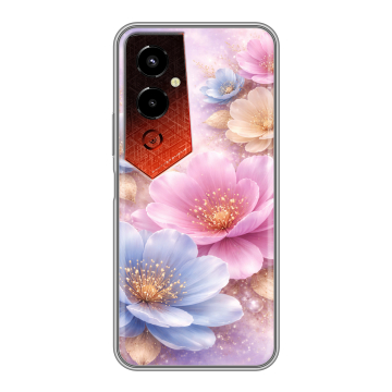 Силиконовый чехол на Tecno Pova 4 Pro с принтом женский
