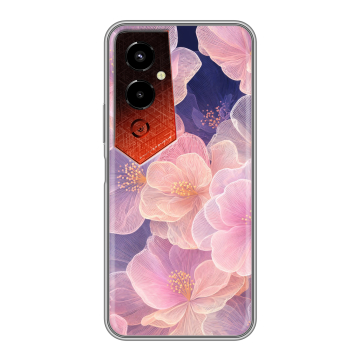 Силиконовый чехол на Tecno Pova 4 Pro с принтом женский