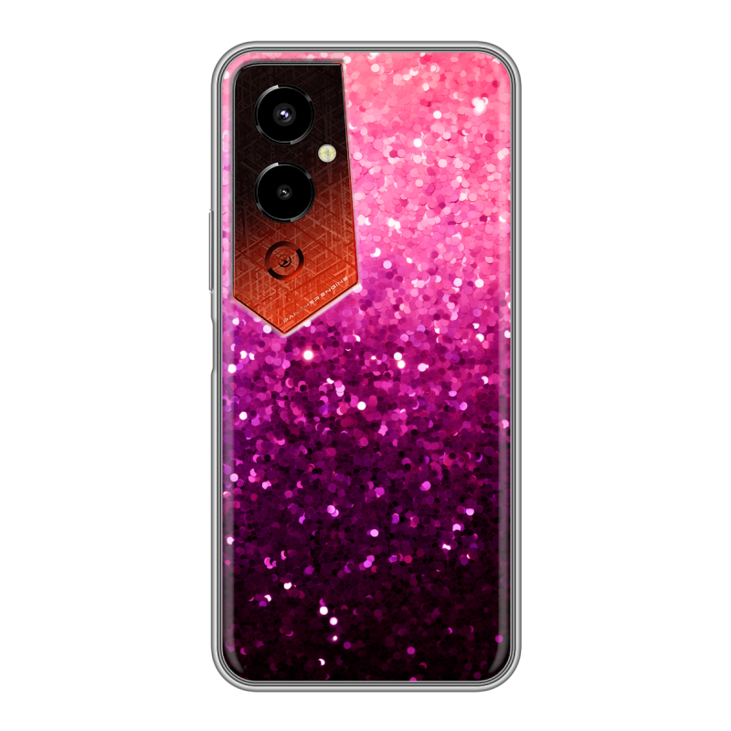 Силиконовый чехол на Tecno Pova 4 Pro с принтом Блестки Силиконовый чехол на Tecno Pova 4 Pro с принтом Блестки