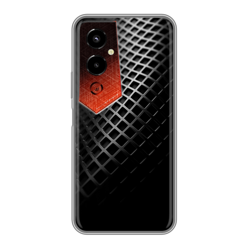 Силиконовый чехол на Tecno Pova 4 Pro с принтом Текстура металла Силиконовый чехол на Tecno Pova 4 Pro с принтом Текстура металла