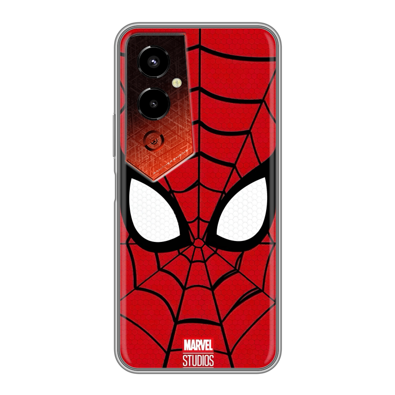 Силиконовый чехол на Tecno Pova 4 Pro с принтом человек паук spiderman Силиконовый чехол на Tecno Pova 4 Pro с принтом человек паук spiderman
