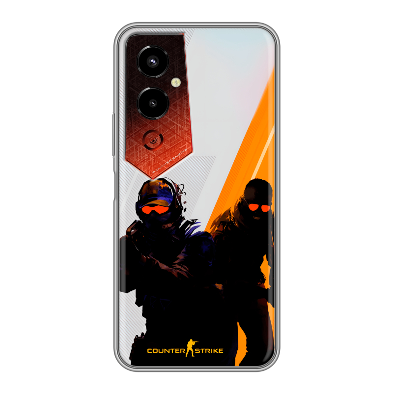 Силиконовый чехол на Tecno Pova 4 Pro с принтом Контер страйк Counter strike Силиконовый чехол на Tecno Pova 4 Pro с принтом Контер страйк Counter strike