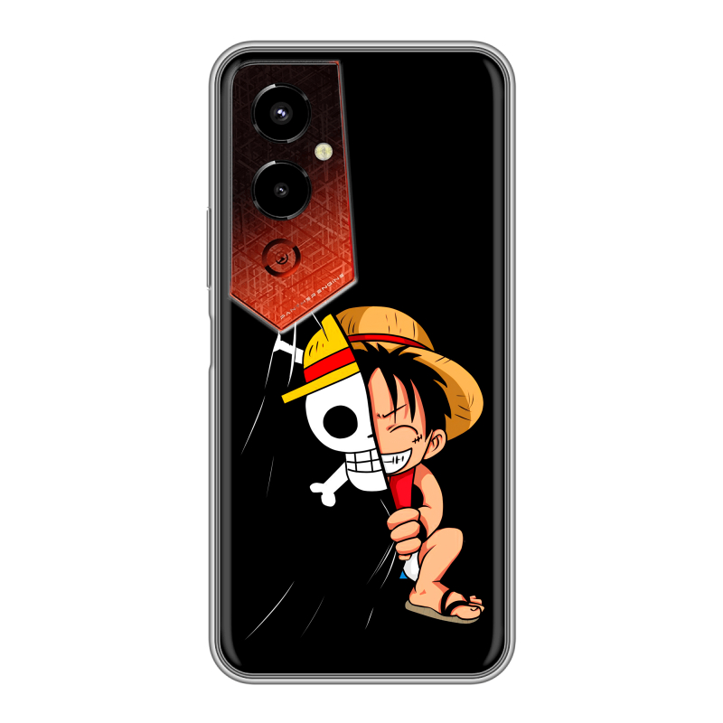 Силиконовый чехол на Tecno Pova 4 Pro с принтом One Piece Ван Пис Силиконовый чехол на Tecno Pova 4 Pro с принтом One Piece Ван Пис