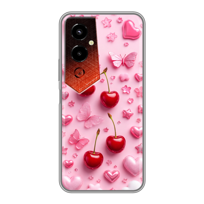 Силиконовый чехол на Tecno Pova 4 Pro с принтом для девочек Силиконовый чехол на Tecno Pova 4 Pro с принтом для девочек