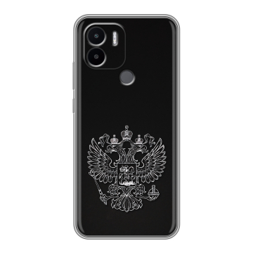 Силиконовый чехол на Xiaomi Redmi A1 Plus с принтом Герб России