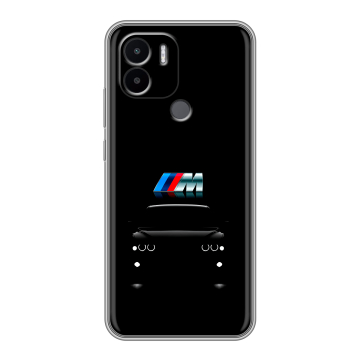 Силиконовый чехол на Xiaomi Redmi A1 Plus с принтом БМВ BMW