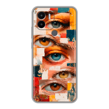 Силиконовый чехол на Xiaomi Redmi A1 Plus с принтом Модный принт Силиконовый чехол на Xiaomi Redmi A1 Plus с принтом Модный принт