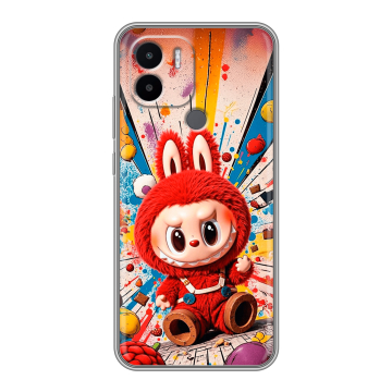 Силиконовый чехол на Xiaomi Redmi A1 Plus с принтом Labubu Лабубу Силиконовый чехол на Xiaomi Redmi A1 Plus с принтом Labubu Лабубу