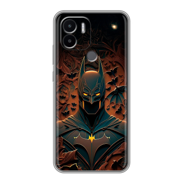 Силиконовый чехол на Xiaomi Redmi A1 Plus с принтом Batman Бэтмен