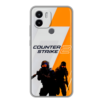 Силиконовый чехол на Xiaomi Redmi A1 Plus с принтом Counter Strike Силиконовый чехол на Xiaomi Redmi A1 Plus с принтом Counter Strike