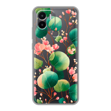 Силиконовый чехол на Xiaomi Redmi A1 Plus с принтом женский