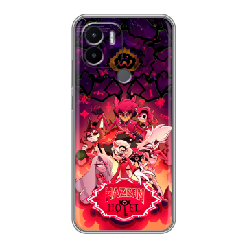 Силиконовый чехол на Xiaomi Redmi A1 Plus с принтом Hazbin Hotel Отель Хазбин Силиконовый чехол на Xiaomi Redmi A1 Plus с принтом Hazbin Hotel Отель Хазбин