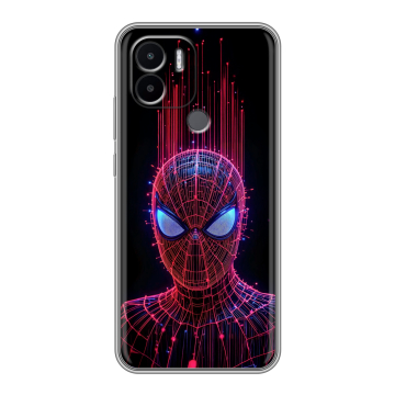 Силиконовый чехол на Xiaomi Redmi A1 Plus с принтом Spiderman Человек паук Силиконовый чехол на Xiaomi Redmi A1 Plus с принтом Spiderman Человек паук