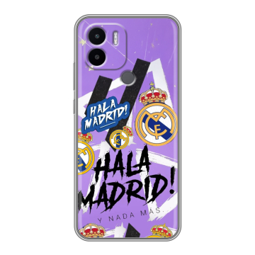 Силиконовый чехол на Xiaomi Redmi A1 Plus с принтом Real Madrid Реал Мадрид Силиконовый чехол на Xiaomi Redmi A1 Plus с принтом Real Madrid Реал Мадрид