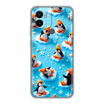 Силиконовый чехол на Xiaomi Redmi A1 Plus с принтом Новый год
