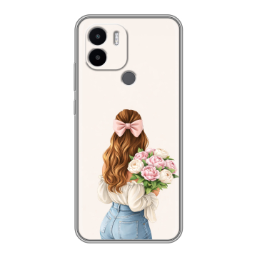 Силиконовый чехол на Xiaomi Redmi A1 Plus с принтом женский Силиконовый чехол на Xiaomi Redmi A1 Plus с принтом женский
