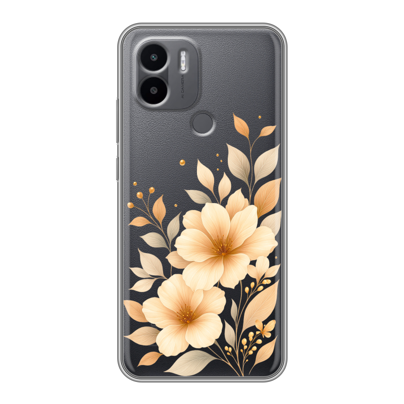 Силиконовый чехол на Xiaomi Redmi A1 Plus с принтом для девушки Силиконовый чехол на Xiaomi Redmi A1 Plus с принтом для девушки