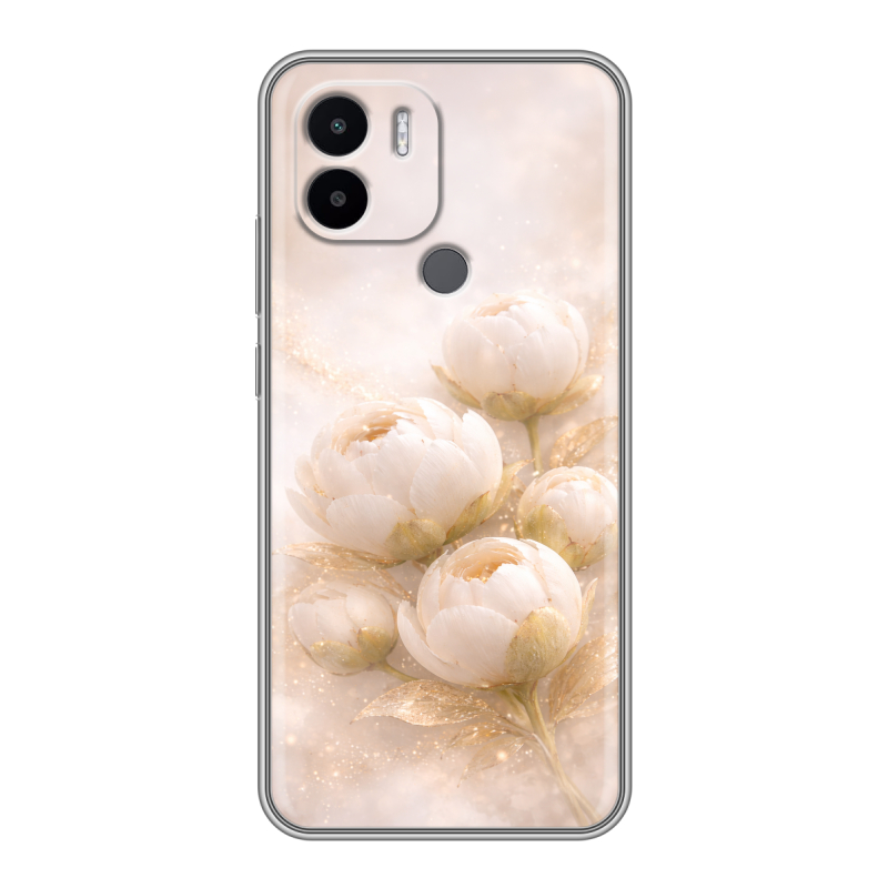Силиконовый противоударный чехол на Xiaomi Redmi A1 Plus с принтом женский Силиконовый противоударный чехол на Xiaomi Redmi A1 Plus с принтом женский