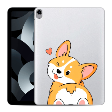 Силиконовый чехол на Ipad 10.9 (2022) с принтом Корги Силиконовый чехол на Ipad 10.9 (2022) с принтом Корги