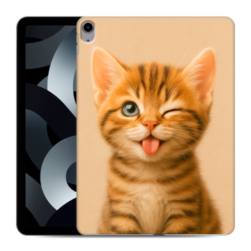 Силиконовый чехол на Ipad 10.9 (2022) с принтом котенок Силиконовый чехол на Ipad 10.9 (2022) с принтом котенок