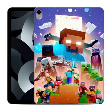 Силиконовый чехол на Ipad 10.9 (2022) с принтом Майнкрафт Minecraft