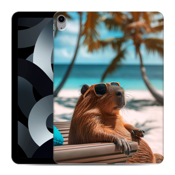 Силиконовый чехол на Ipad 10.9 (2022) с принтом Капибара Силиконовый чехол на Ipad 10.9 (2022) с принтом Капибара