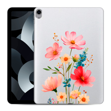 Силиконовый чехол на Ipad 10.9 (2022) с принтом Цветы Силиконовый чехол на Ipad 10.9 (2022) с принтом Цветы