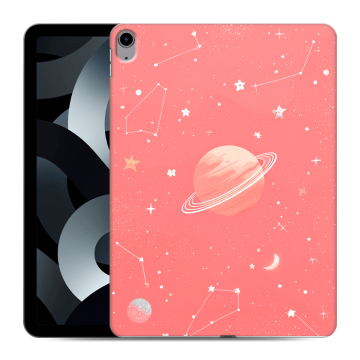 Силиконовый чехол на Ipad 10.9 (2022) с принтом Розовый космос Силиконовый чехол на Ipad 10.9 (2022) с принтом Розовый космос