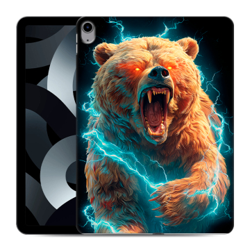 Силиконовый чехол на Ipad 10.9 (2022) с принтом Медведь Силиконовый чехол на Ipad 10.9 (2022) с принтом Медведь