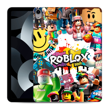 Силиконовый чехол на Ipad 10.9 (2022) с принтом Roblox Роблокс