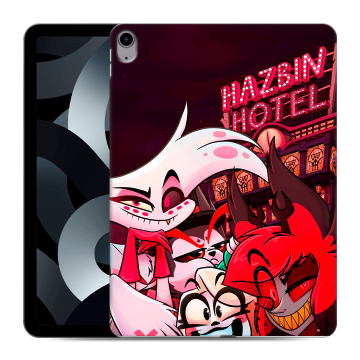 Силиконовый чехол на Ipad 10.9 (2022) с принтом Hazbin Hotel Отель Хазбин Силиконовый чехол на Ipad 10.9 (2022) с принтом Hazbin Hotel Отель Хазбин