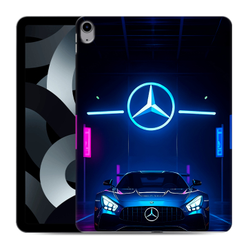 Силиконовый чехол на Ipad 10.9 (2022) с принтом Mercedes Мерседес Силиконовый чехол на Ipad 10.9 (2022) с принтом Mercedes Мерседес